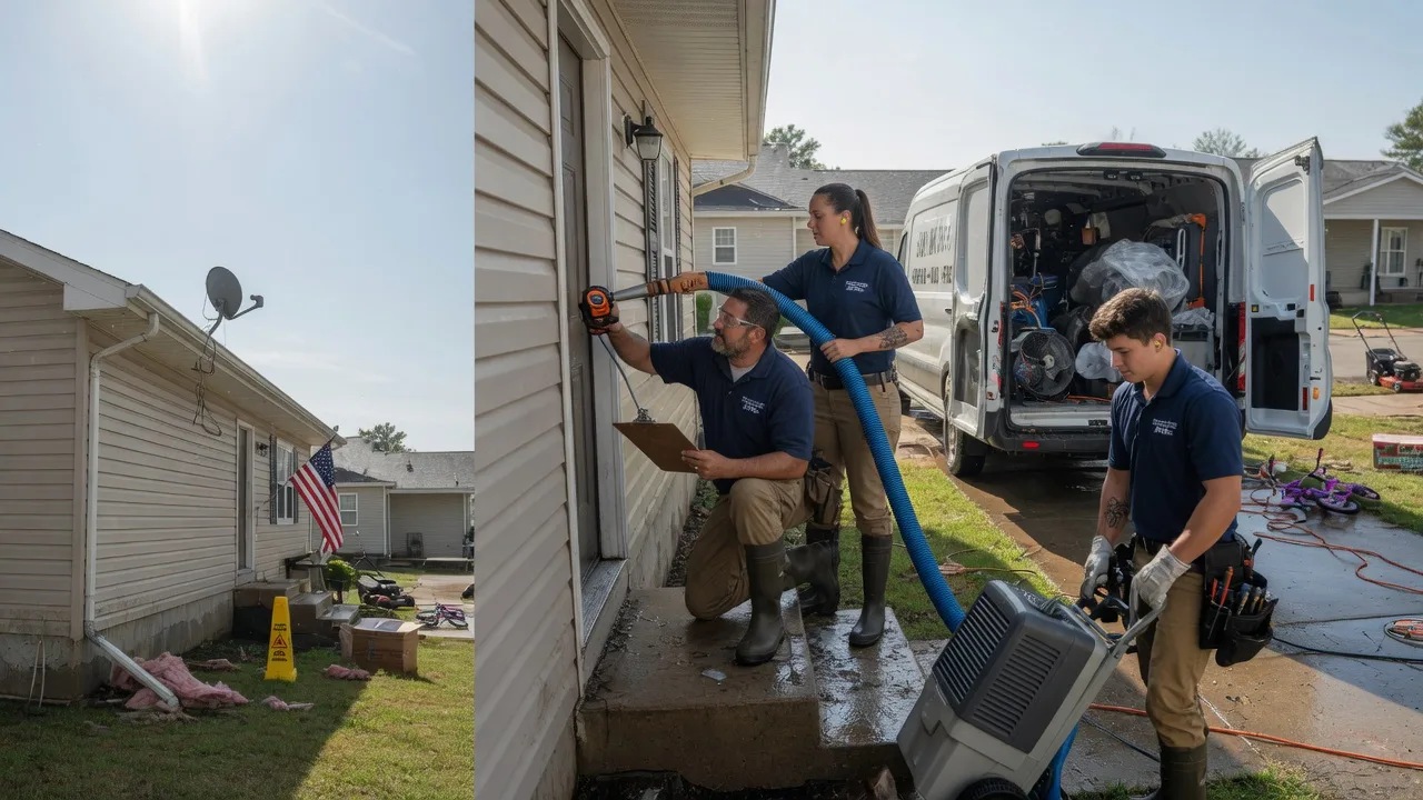 Ceiling Water Damage Restoration in Dodge, NE near me